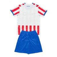 Fotbalové Dres Paraguay Dětské Domácí MS 2026 Krátký Rukáv (+ trenýrky)